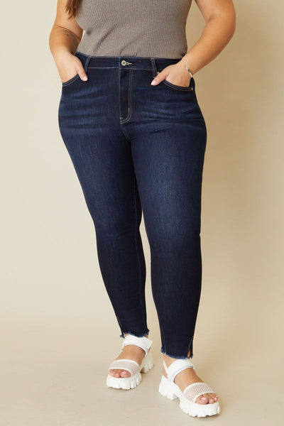 Delaney High Rise Skinny Ankle Jeans