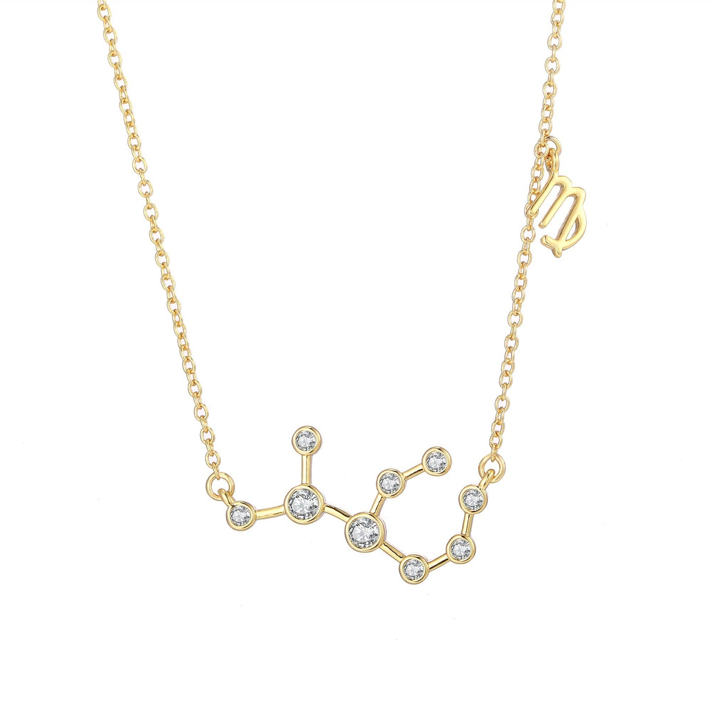 18K Gold Plated Zodiac Constellation Necklace